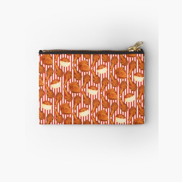 Item preview, Fried Chicken & Biscuit Pattern - Red & White Stripe designed and sold by Kelly  Gilleran.