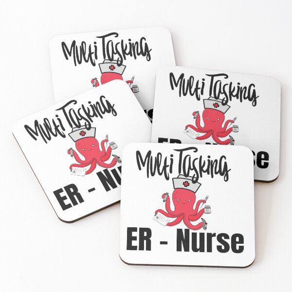 Item preview, Multitasking Octopus ER - Nurse designed and sold by Achidesign.