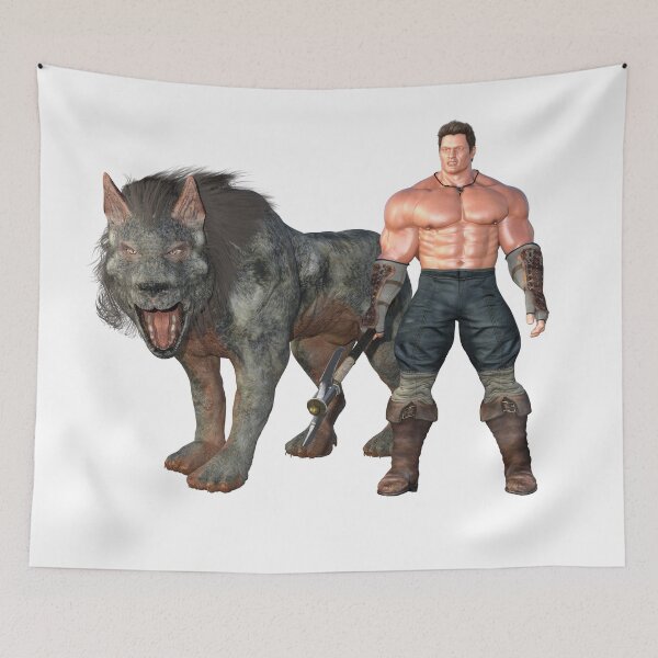 Item preview, Warrior with wolf designed and sold by 3D-Warrior.