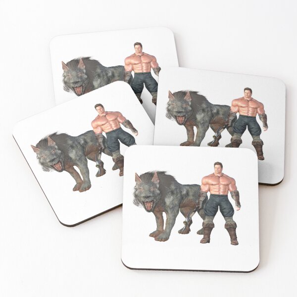 Item preview, Warrior with wolf designed and sold by 3D-Warrior.