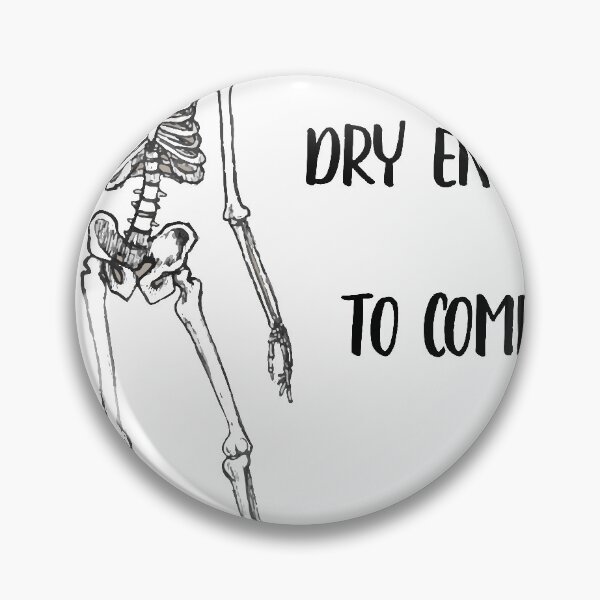 Item preview, Dry Enough To Compete Human Anatomy Skull design designed and sold by Artysneak.