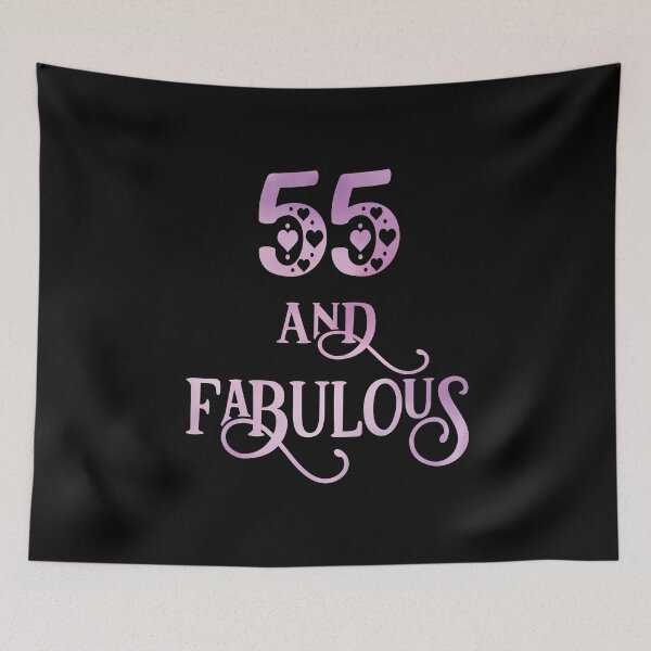 Item preview, Women 55 Years Old And Fabulous 55th Birthday Party design designed and sold by Grabitees.