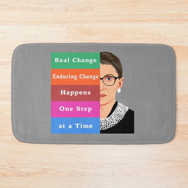 Item preview, RBG Real Change One Step at a Time Ruth Ginsburg. designed and sold by MAXXEXCHANGE.