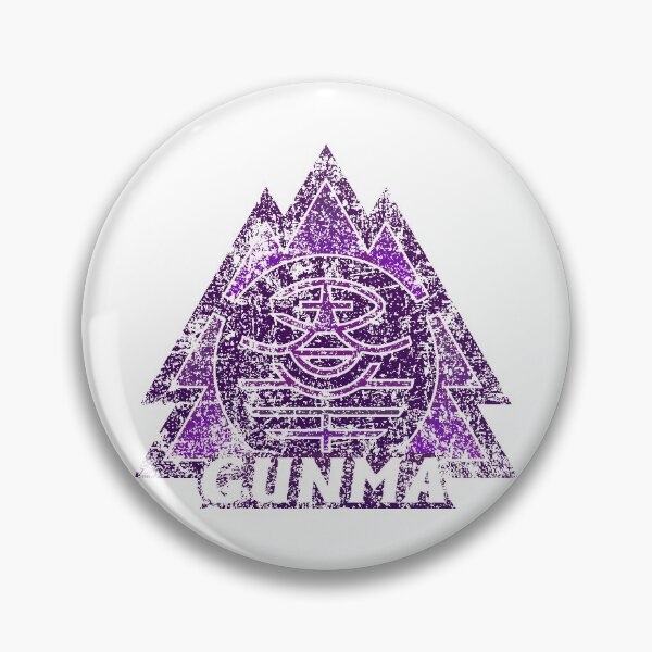 Artikelvorschau, Japanisches Symbol der Präfektur Gunma Distressed Anime Style entworfen und verkauft von PsychicCatStore.