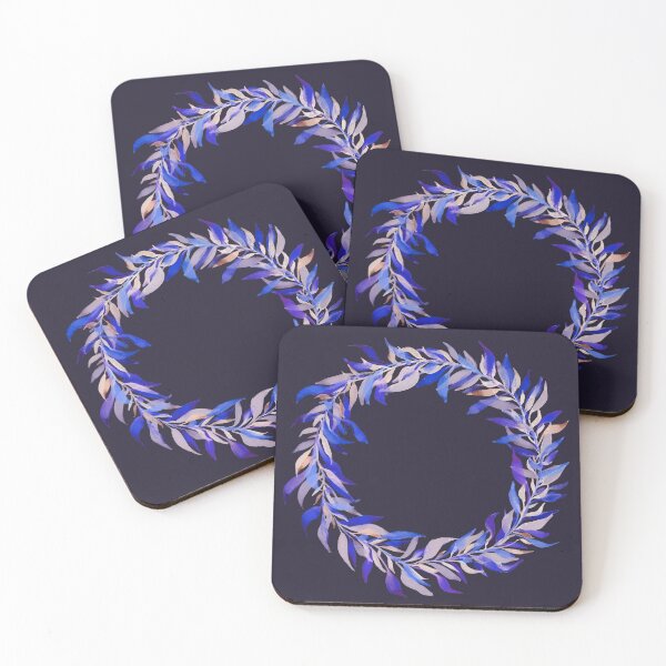 Item preview, Watercolour Wreath, Purple designed and sold by Yellow Book Designs.