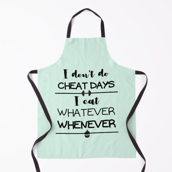 Item preview, I Don't Do Cheat Days - black text designed and sold by MixedBagMerch.