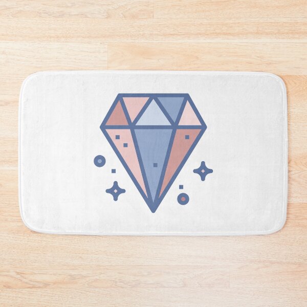 Item preview, SEVENTEEN Carat Kpop Diamond Logo Pink Blue Cool designed and sold by SugarSaint.