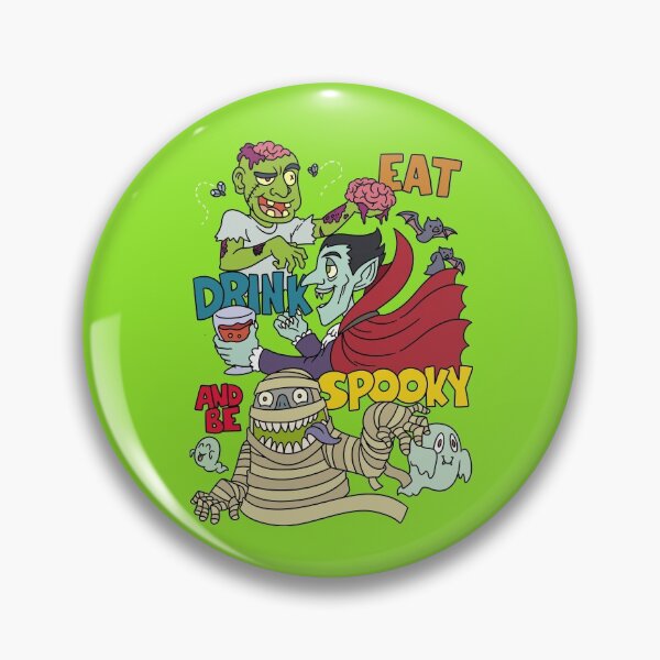 Artikelvorschau, Iss, trink und sei ein gruseliges Halloween-Geschenk entworfen und verkauft von Konnectd.