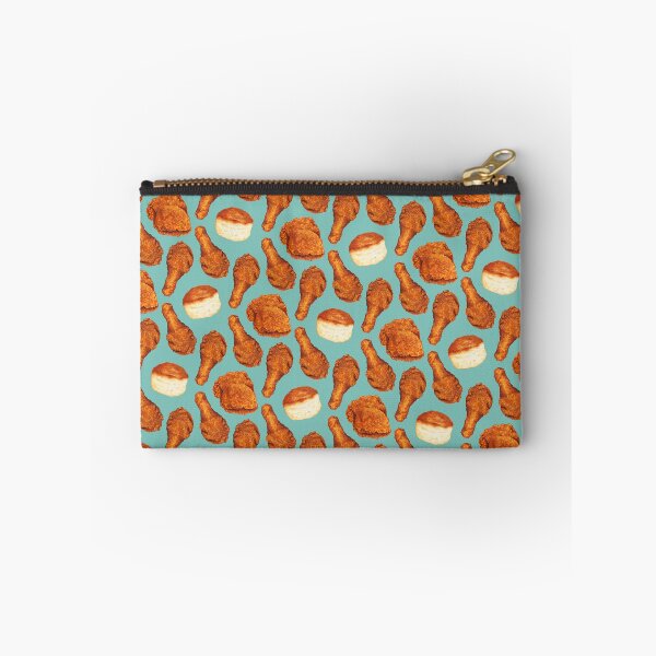 Item preview, Fried Chicken & Biscuit Pattern - Blue designed and sold by Kelly  Gilleran.