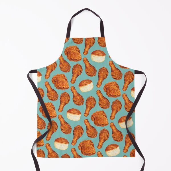 Item preview, Fried Chicken & Biscuit Pattern - Blue designed and sold by Kelly Gilleran.