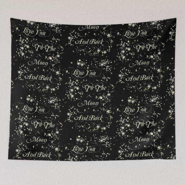 Item preview, Love You To The Moon And Back Sparkle Stars II designed and sold by GittaG74.
