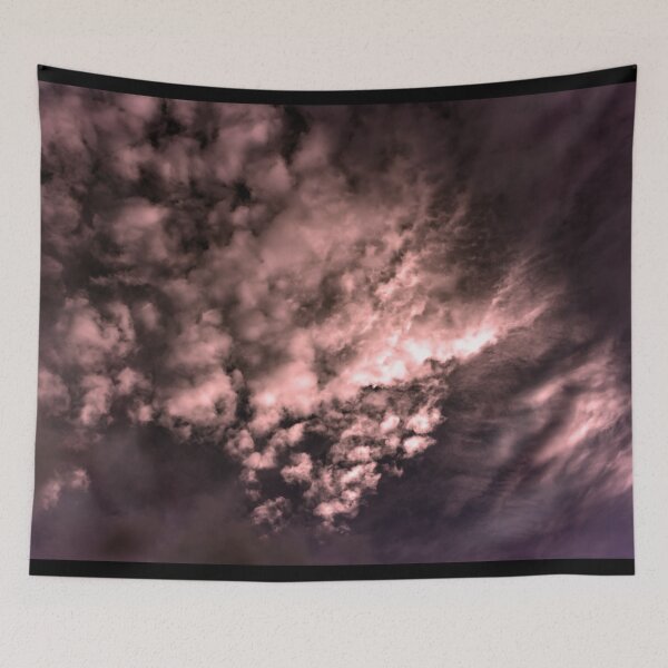 Item preview, red stormy sky and clouds designed and sold by ricobarinas.