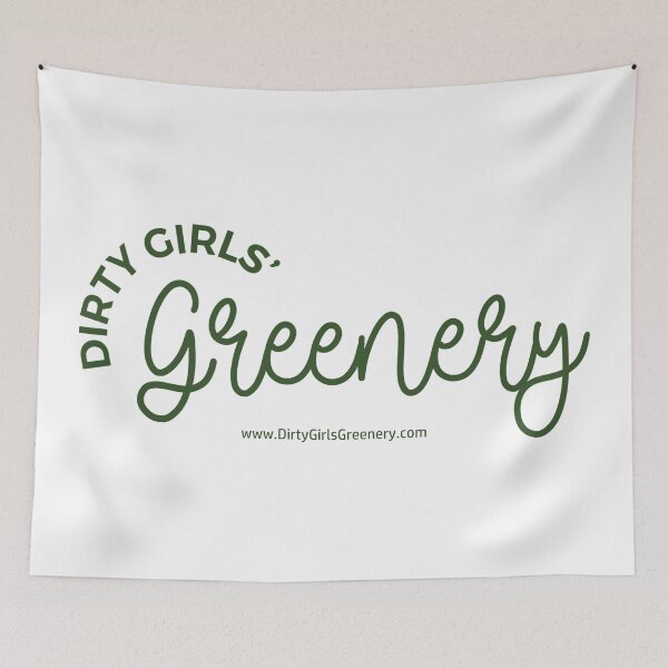 Item preview, Dirty Girls Greenery text logo designed and sold by Drtygrlsgrnry.