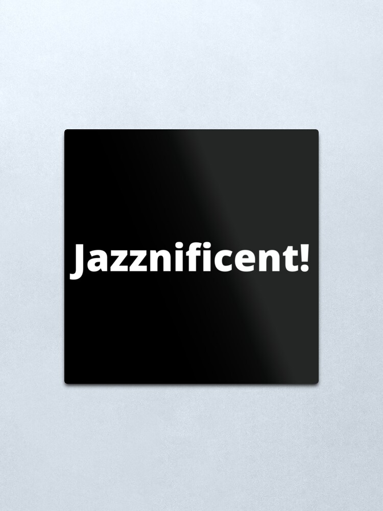 Alternate view of TheCoffeeCupLife: Jazzificent! Metal Print