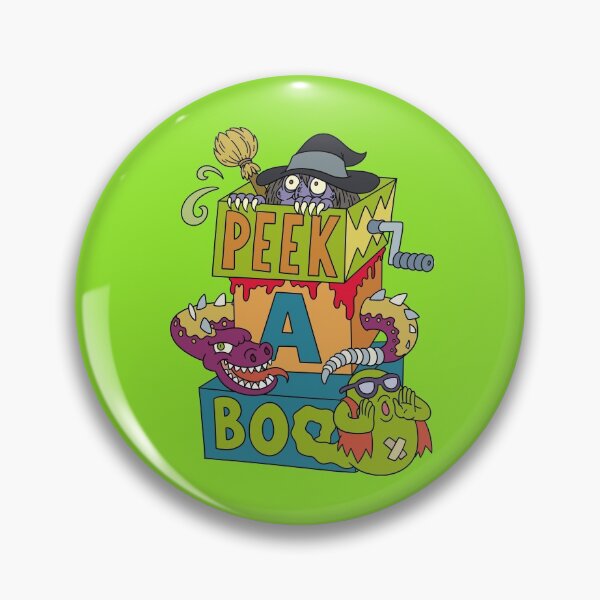 Aperçu de l'œuvre Cadeau d'Halloween Peek-a-Boo créée et vendue par Konnectd.