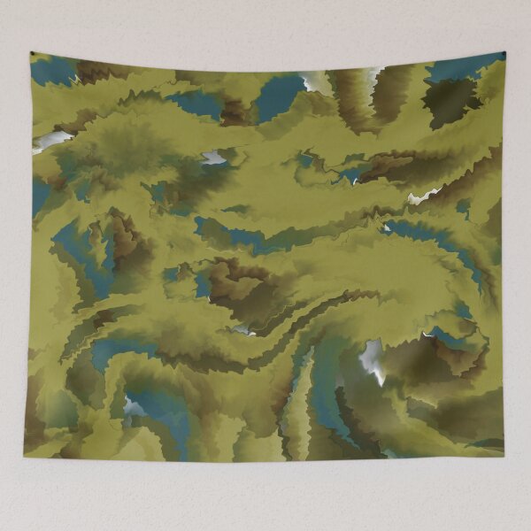 Item preview, Sticky Green Forest Art Created To Conquer designed and sold by DandelionSeeds.