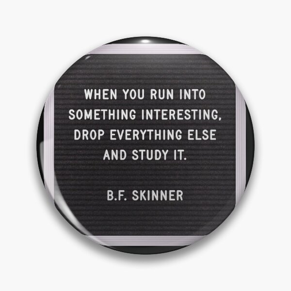 Item preview, Study it BF Skinner letterboard quote designed and sold by bcbayay designs.
