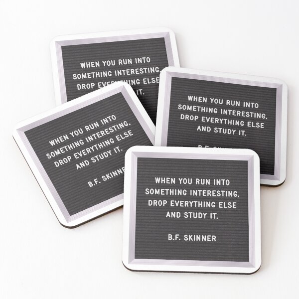 Item preview, Study it BF Skinner letterboard quote designed and sold by bcbayay designs.