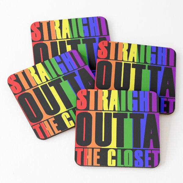 Item preview, Staight Outta The Closet II Orgullo LGBTQ + II Rainbow II designed and sold by yessicarabbit.