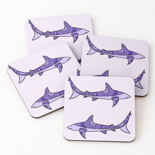 Item preview, Purple Patterned Shark designed and sold by Scuba-Div3r.
