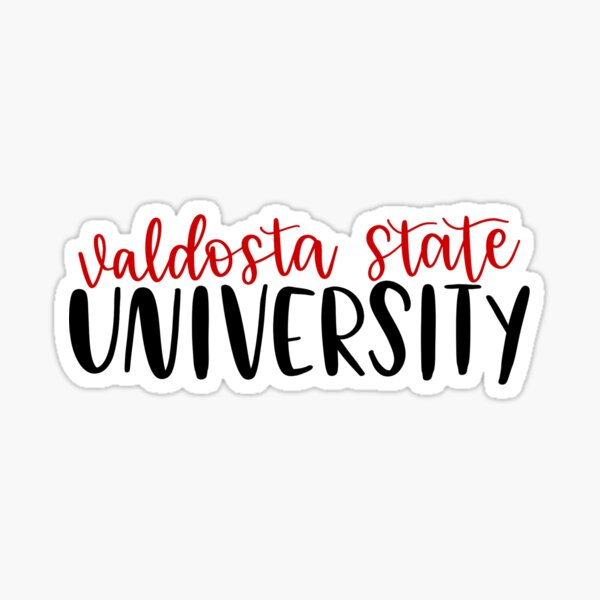 "Valdosta State University sticker" Sticker by adisensmith Redbubble