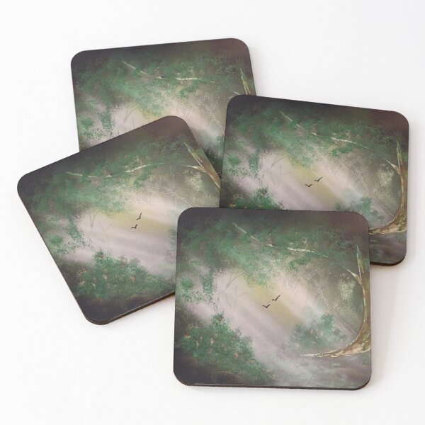 Item preview, Forest light through the trees designed and sold by edwardtiptonart.