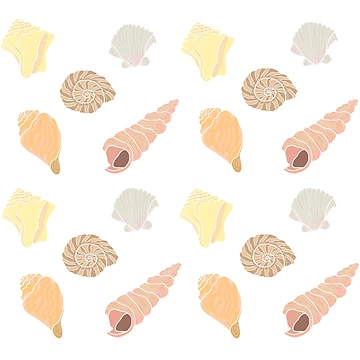 Artwork thumbnail, Shells Pattern by reembakes
