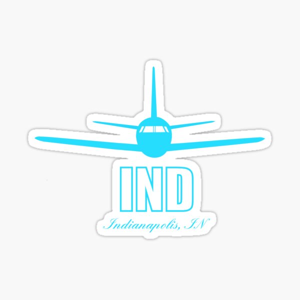 Item preview, IND Indianapolis Indiana IN Airport Code  designed and sold by Lartheviking.