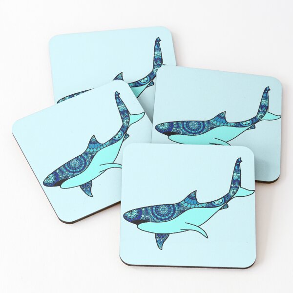 Item preview, Blue  Patterned Great White designed and sold by Scuba-Div3r.