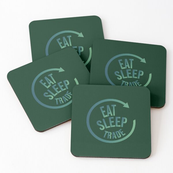 Item preview, Eat sleep trade repeat typography designed and sold by twicetrader.