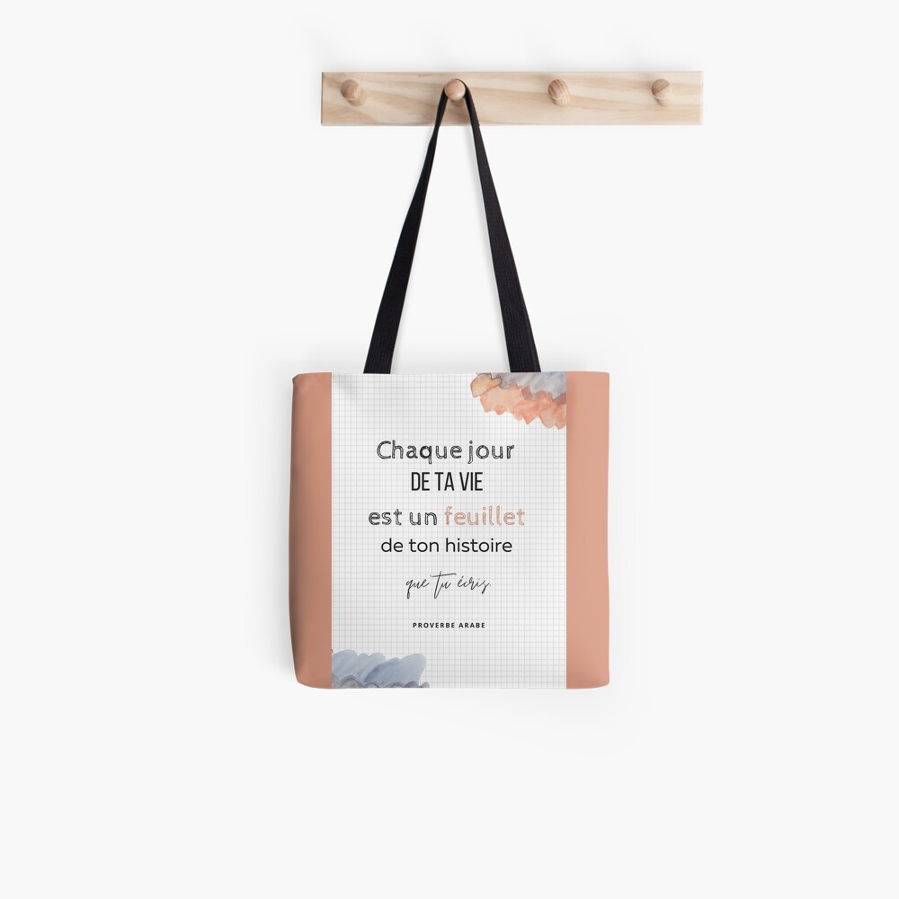 Vista previa del artículo con la obra «Bolsa estampada de tela», diseñado y vendido por Lapetiteredac.