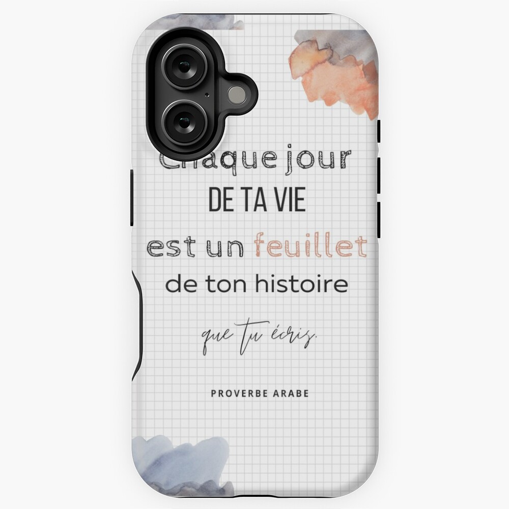 Vista previa del artículo con la obra «Funda resistente para iPhone», diseñado y vendido por Lapetiteredac.