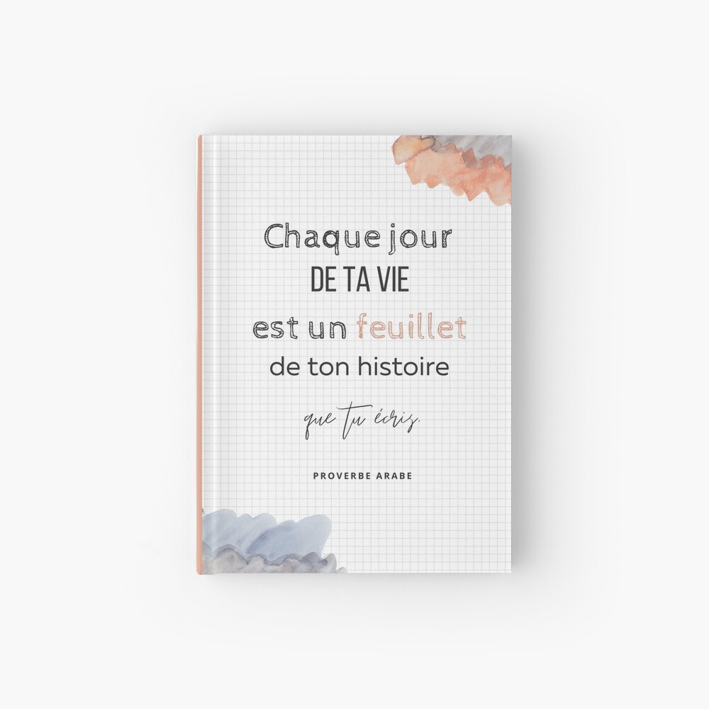 Vista previa del artículo con la obra «Cuaderno de tapa dura», diseñado y vendido por Lapetiteredac.