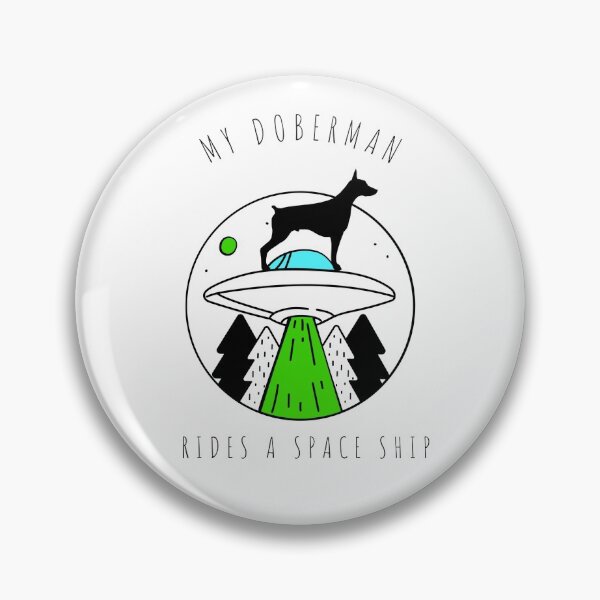 Item preview, Doberman, Rides A Space Ship designed and sold by Mocean-Art.