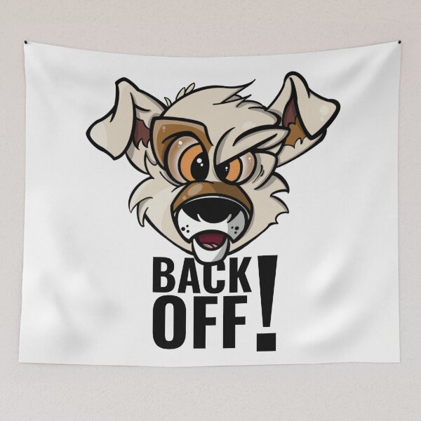 Item preview, ¡Retroceda la cabeza flotante del perro de Karate! designed and sold by PurpleCanvas.