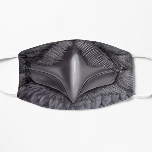 Crow/Raven Face Mask Flat Mask