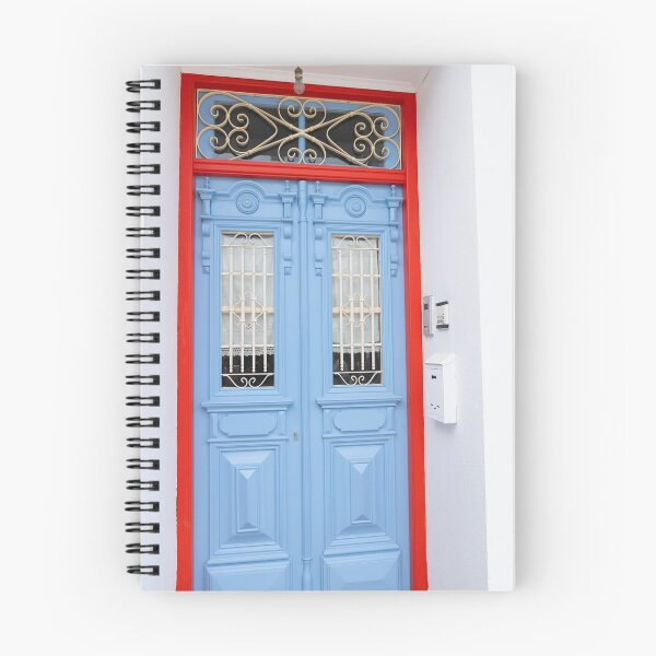 Item preview, building entrance with blue door designed and sold by Brian Scantlebury.