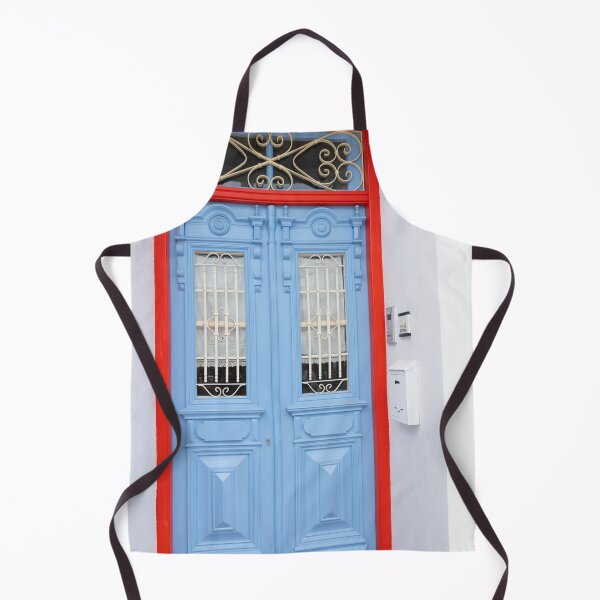 Item preview, building entrance with blue door designed and sold by Brian Scantlebury.
