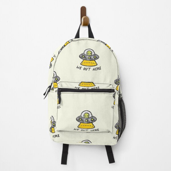 Item preview, We Out Here Aliens UFO Watercolor designed and sold by sharedipmemes.