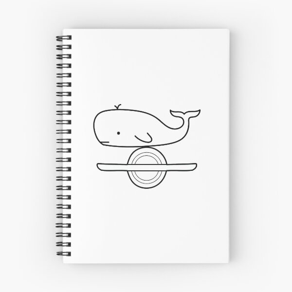 Item preview, Onewheeling Whale Outline designed and sold by Line Design.