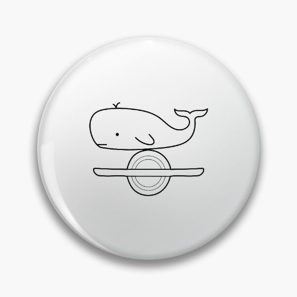 Item preview, Onewheeling Whale Outline designed and sold by Line Design.