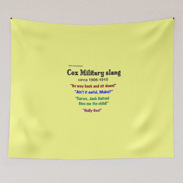 Item preview, Cox Military Slang circa 1906 - 1910 - Betsy-Tacy designed and sold by TheresaSapphire.