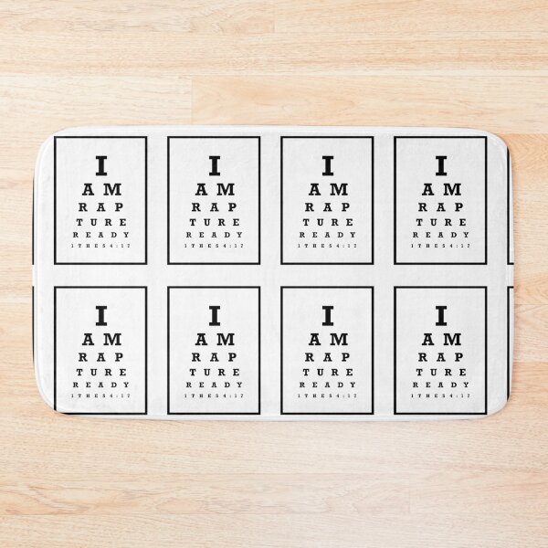 Item preview, Rapture Eye Chart (Black) designed and sold by kirbeekatz.