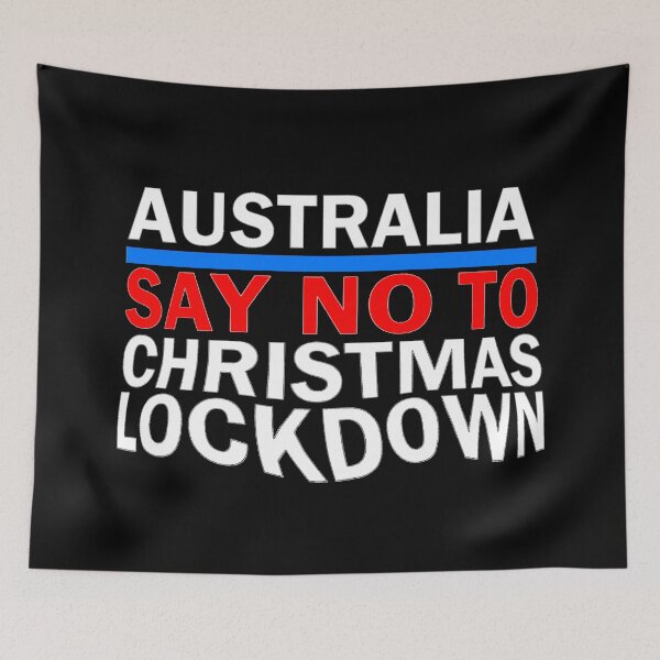 Artikelvorschau, Australien sagt nein zu Weihnachten Lockdown entworfen und verkauft von aktiveaddict.