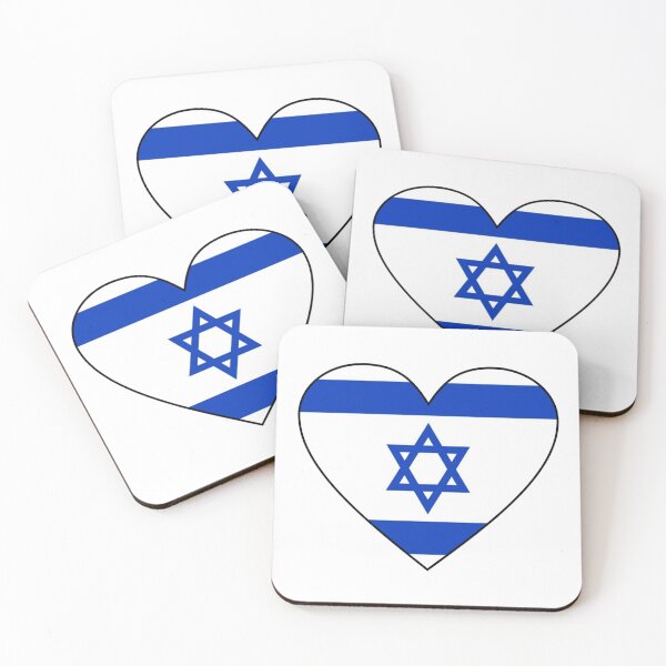 Item preview, Israel Flag. Israeli Flag. Love Israel Heart Flag. Gifts For Israelis. designed and sold by GraceTee.