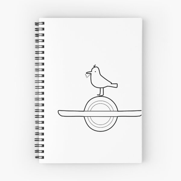 Item preview, Onewheeling Smoking Seagull Outline designed and sold by Line Design.