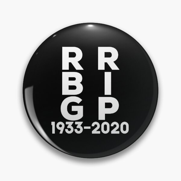 Item preview, RBG RIP 1933-2020 Vertical White Typopgraphy designed and sold by LadyDiBaldGuy.