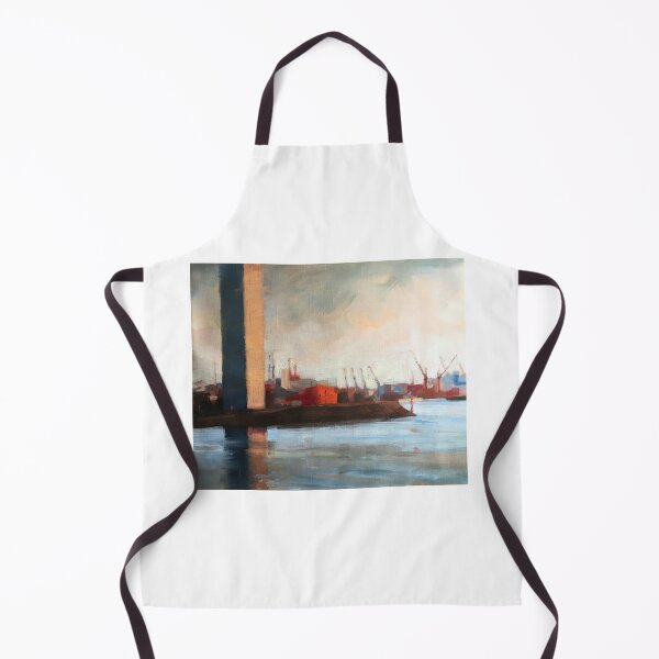 Item preview, Melbourne Docklands ~ oil painting designed and sold by Roz McQuillan Fine Art & Photography.