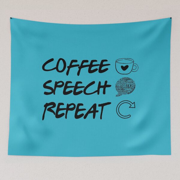 Item preview, Coffee Speech Repeat Speech Therapist Funny Gift,Slp Humor designed and sold by majidkacm.