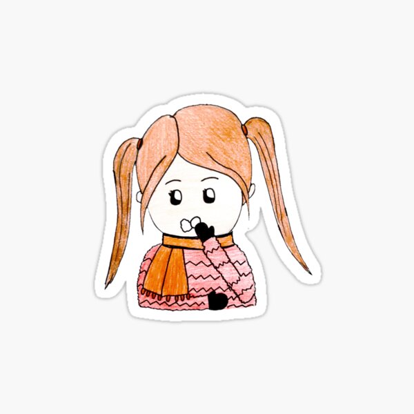 Item preview, Little Girl With Red Sweater designed and sold by jevelynlustan.